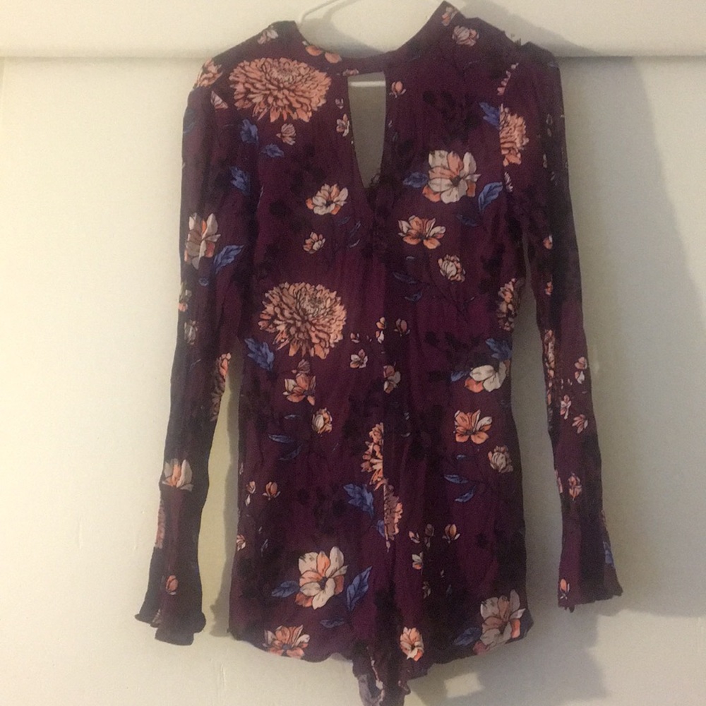 Long sleeve romper
